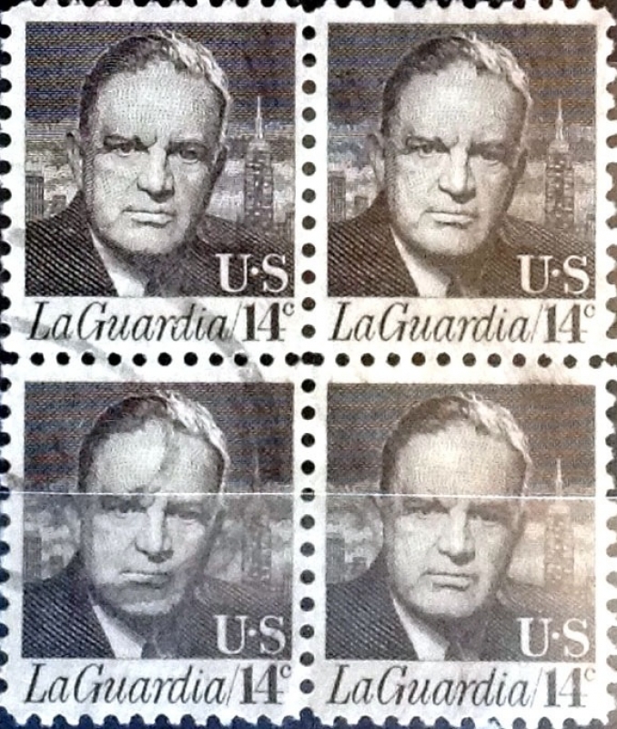 Intercambio 0,80 usd  4 x 14 cent. 1972