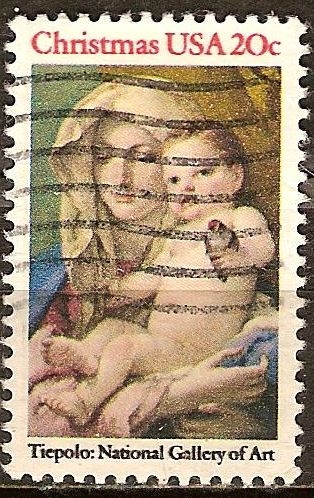 Navidad 1982.Virgen con el Niño. 