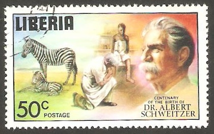 Centº del nacimiento del doctor Albert Schweitzer, cebras