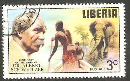 Centº del nacimiento del doctor Albert Schweitzer, elefante