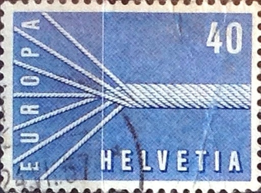Intercambio 0,35 usd 40 cent. 1957