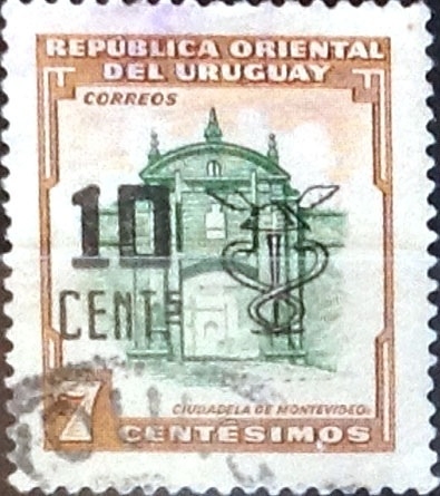 Intercambio 0,20 usd  10 sobre 7 cent. 1958