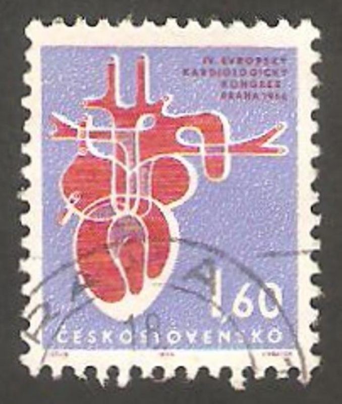  1350 - IV congreso europeo de cardiologia, en Praga