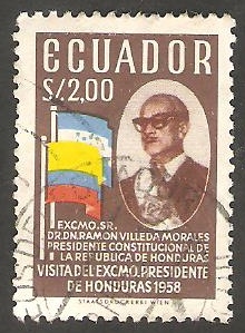 639 - Ramón Villeda Morales, presidente de Honduras