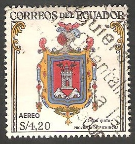 360 - Escudo del cantón Quito, de la provincia de Cayambre