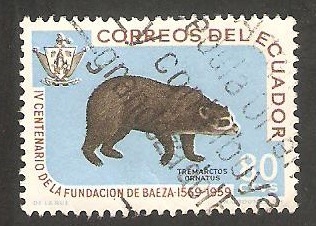 658 - IV Centº de la fundación de Baeza, oso