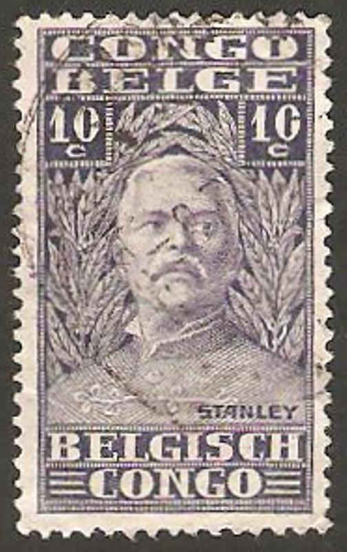 Congo Belga - 136 - 50 anivº del viaje del explorador Stanley al Congo
