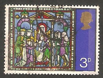 651 - Vidriera de la Catedral de Canterbury