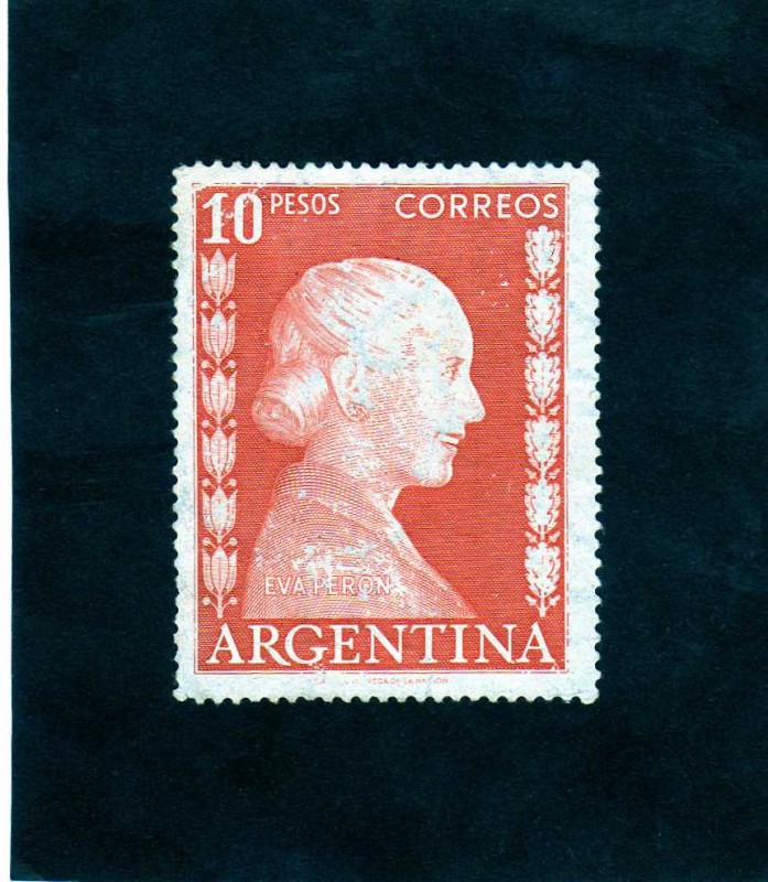 efigie de Eva Peron