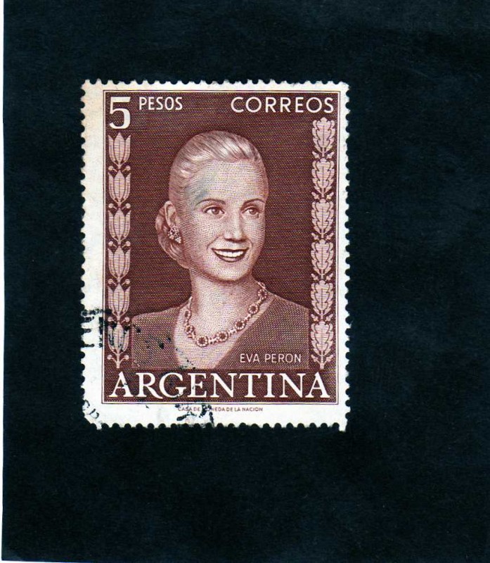 efigie de Eva Peron