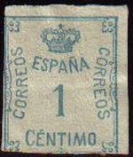 ESPAÑA 1920 291 Sello Corona y Cifra