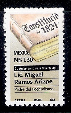 150 aniversario de la muerte del Lic. Miguel Ramos Arizpe, padre del federalismo