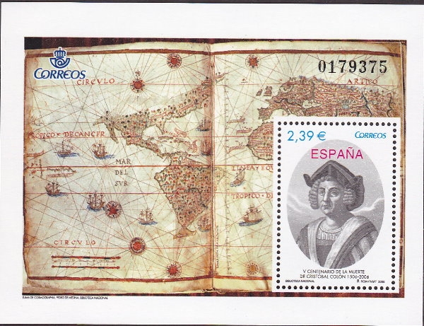HB - V Centenario de la muerte de Cristobal Colon