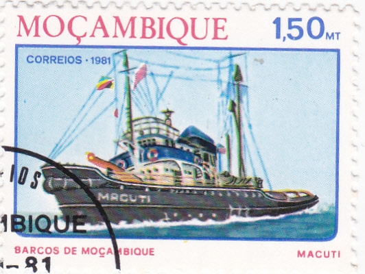 barco de mozambique- Macuti