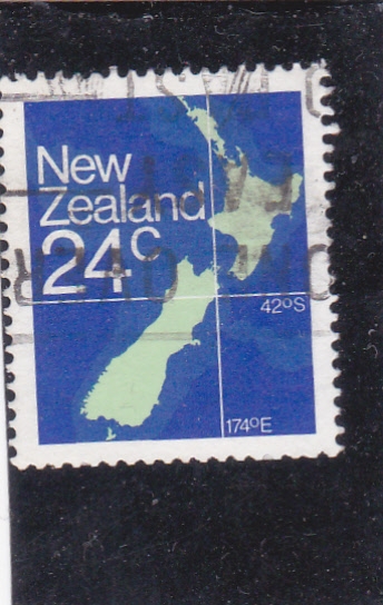 mapa de Nueva Zelanda