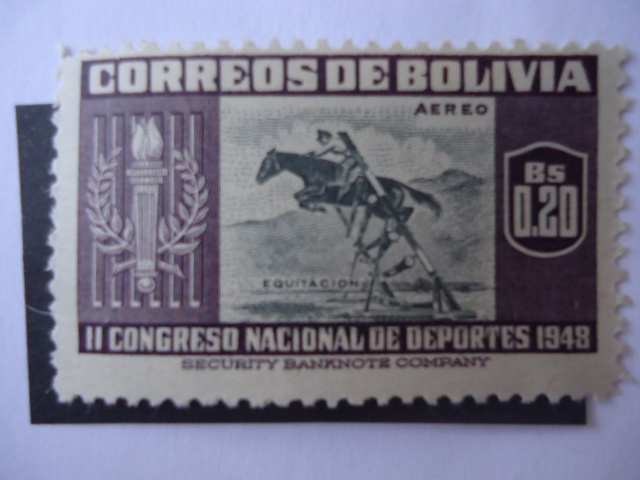 II Congreso Nacional de Deportes 1948 - Equitación.