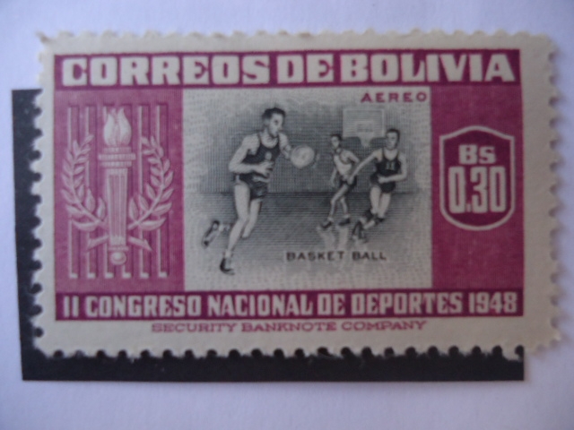 II Congreso Nacional de Deportes 1948 - Basket-Ball.