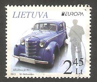 983 - Europa, Vehículo postal