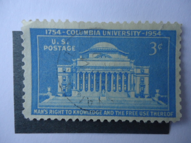 1754-Columbia University-1954 - Derecho al conocimiento y su libre utilización.