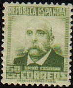 ESPAÑA 1932 672 Sello Nuevo Personajes. Emilio Castelar