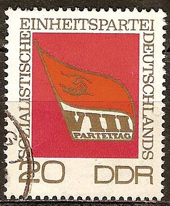 VIII Congreso del Partido Socialista Unificado(SED) de Alemania-DDR.