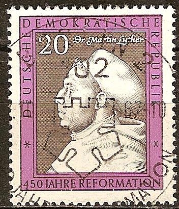 Dr. Martin Luther 450 años de la Reforma (DDR).