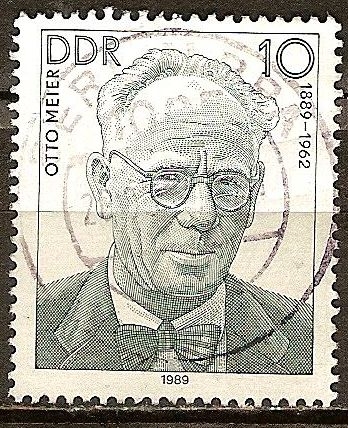 Las personalidades socialistas.Otto Meier 1889-1962(DDR).