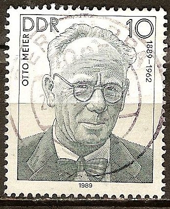 Las personalidades socialistas.Otto Meier 1889-1962(DDR).
