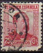 ESPAÑA 1933 685 Sello Personajes. Manuel Ruiz Zorrilla Usado