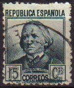 ESPAÑA 1936 733 Sello Personajes. Concepción Arenal Usado