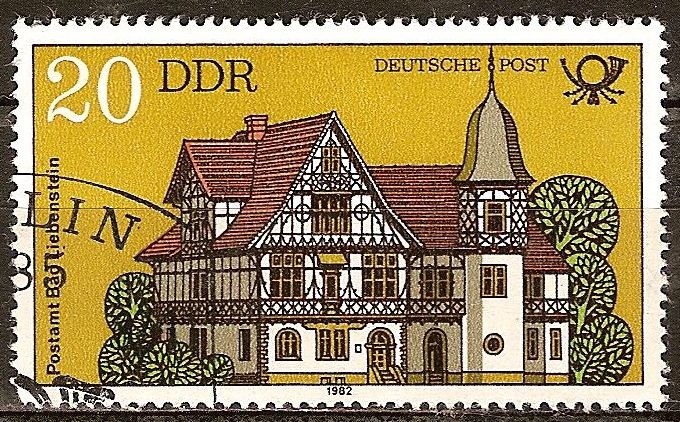 Oficina de Correos, Bad Liebenstein (DDR).