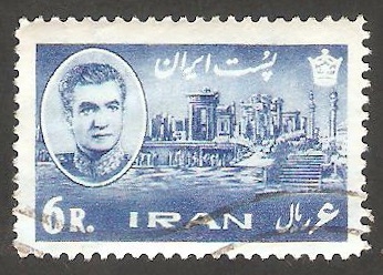 1006 - Mohammed Riza Pahlavi, y ruinas de Persépolis