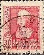 España 1938 857 Sello º Isabel la Católica 30c