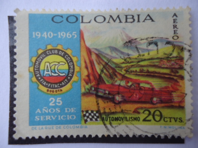 25 Años de Servicio, Automovil Club De Colombia 1940-1965