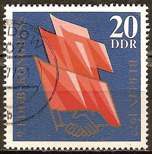 9.Congreso de los Sindicatos Libres Alemanes (FDGB) en Berlín-DDR.