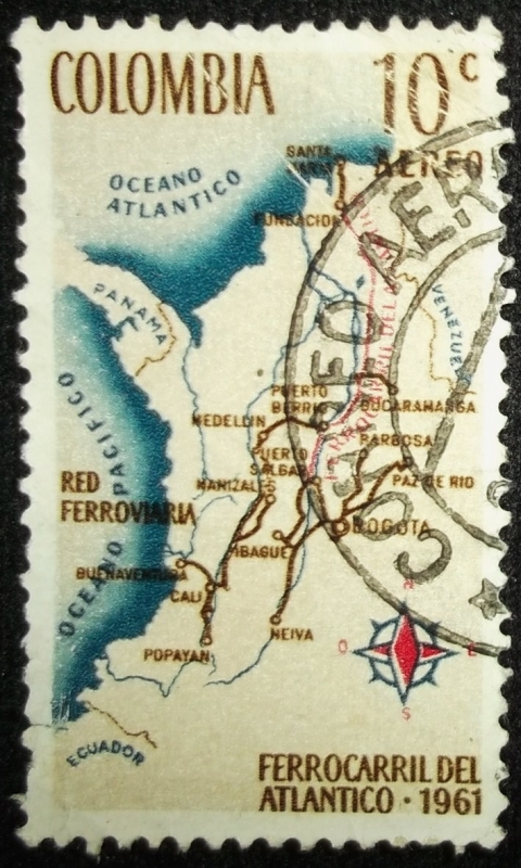 Ferrocarril del Atlántico Mapa