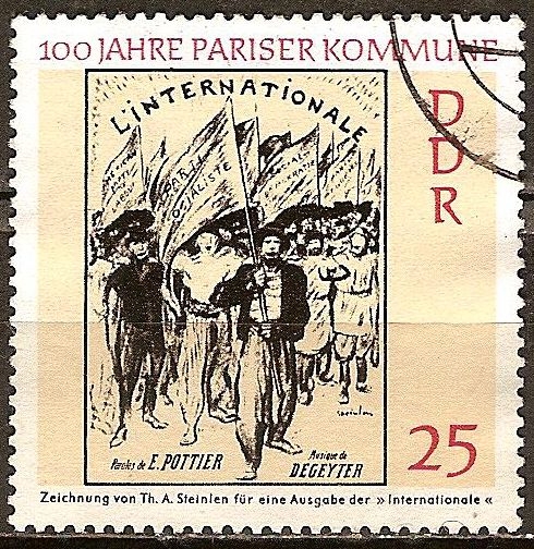 100 años de la Comuna de París-DDR.