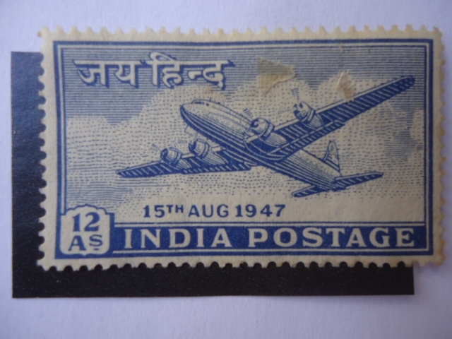 India Postage 12As.