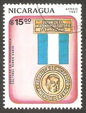 1188 - Orden la la Independencia cultural Rube Dario, medalla