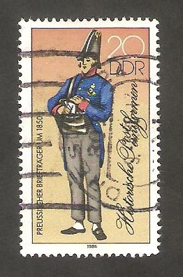 2621 - Unidorme de Correos, prusiano 1850