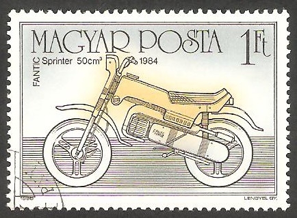 3016 - Motocicleta Fantic Sprinter de 50 cm3. 