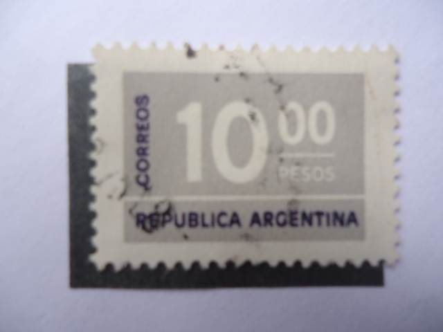 Cifras-Diez Pesos-República Argentina.