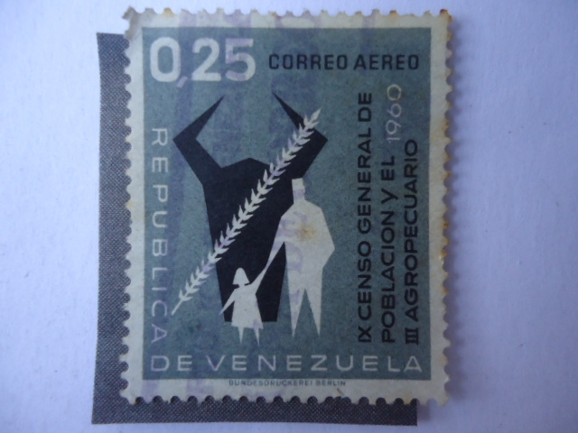 IX Censo General de Población y el III Agropecuario 1960.