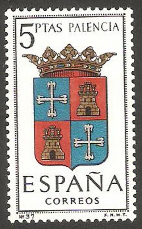 1631 - Escudo de la capital de provincia de Palencia