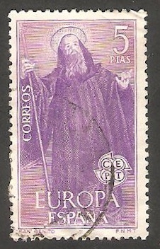  1676 - Europa Cept, San Benito, patrón de Europa