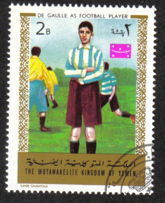 Charles de Gaulle como jugador de fútbol