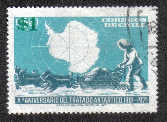 X° Aniversario del tratado Antartico 1961-1971