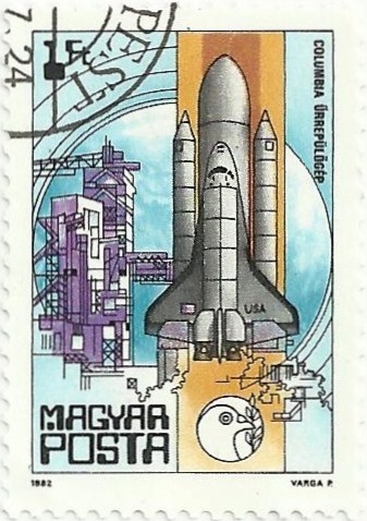 25 AÑOS DE NAVEGACIÓN ESPACIAL. TRANSBORDADOR COLUMBIA, 1981. YVERT HU 2814