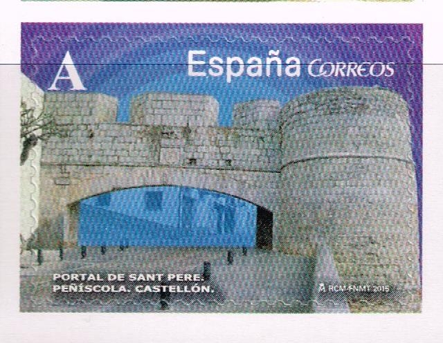Edifil  4927  Arcos y Puertas monumentales.  Portal de Sant Pere. Peñíscola, Castellón