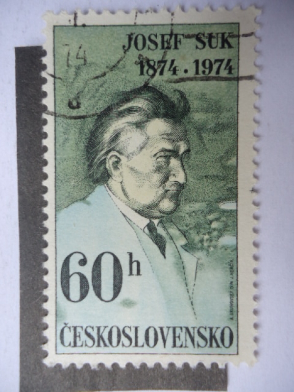 Violinista: Josef Suk 1874-1974.